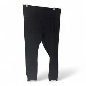 Athleta Allyson Felix Black Crop Leggings Women Plus 1X